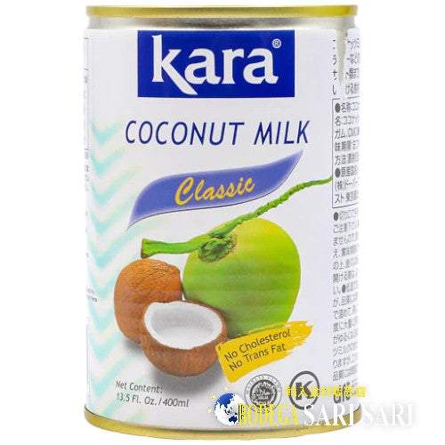 KARA COCONUT MILK CLASSIC 400ml - カラ ココナッツミルク EO缶 - leche de coco