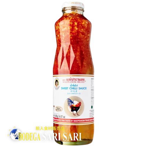 SWEET CHILI SAUCE 390g - スウィートチリソース ナムチムガイ メーパノン