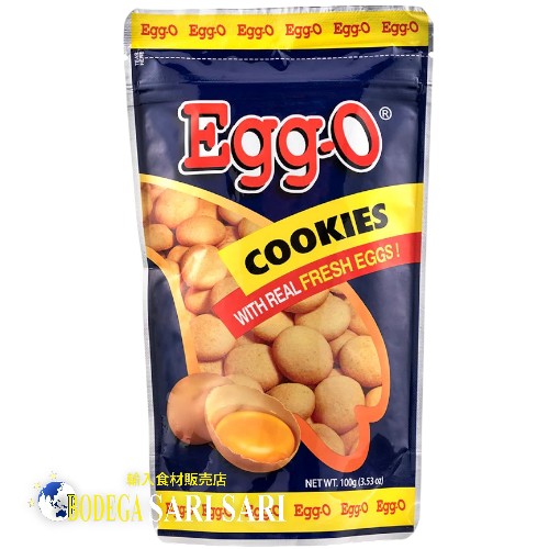EGG-O COOKIES 100g - エッグ オー クッキー - galletas de vainilla