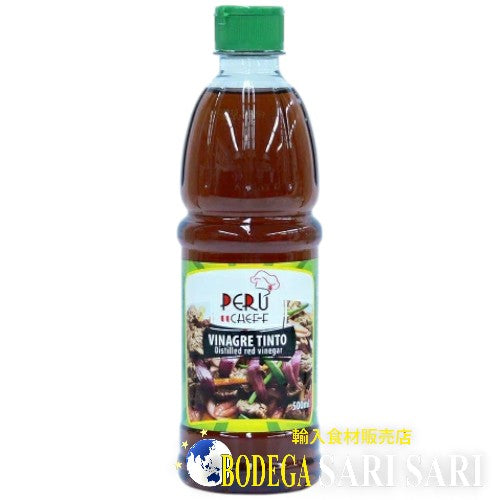 PERU CHEFF VINAGRE TINTO 500ml - ペルーシェフ  レッドビネガー