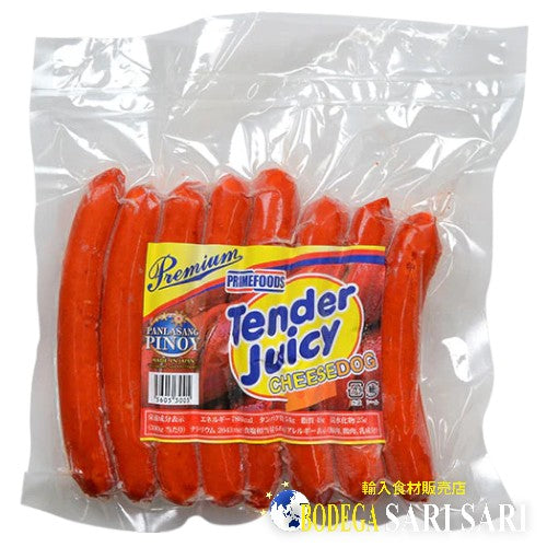PRIMEFOODS PREMIUM TENDER JUICY CHEESEDOG 300g - プライムフーズ プレミアム テンダージューシー チーズドッグ