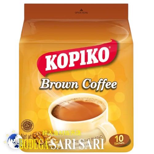 KOPIKO COFFEE BROWN 27.5g x 10pack - コピコ インスタント 3 in 1 ブラウン コーヒー ミ
