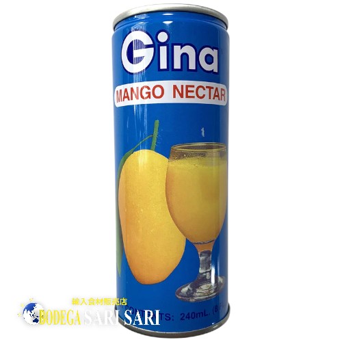 Gina Mango Nectar 240ml - ジーナ マンゴーネクタージュース