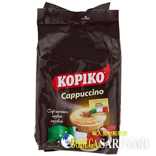 KOPIKO CAPPUCCINO 25gX10pack - インスタント カプチーノ フレーバー コーヒー (10 袋)