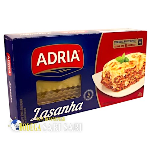ADRIA MASSA PARA LASANHA 500g - アドリア ラザニア用生地