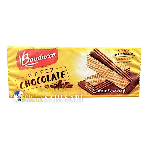 BAUDUCCO WAFER CHOCOLATE 142g - バウドゥッコ ウエハース チョコレート味