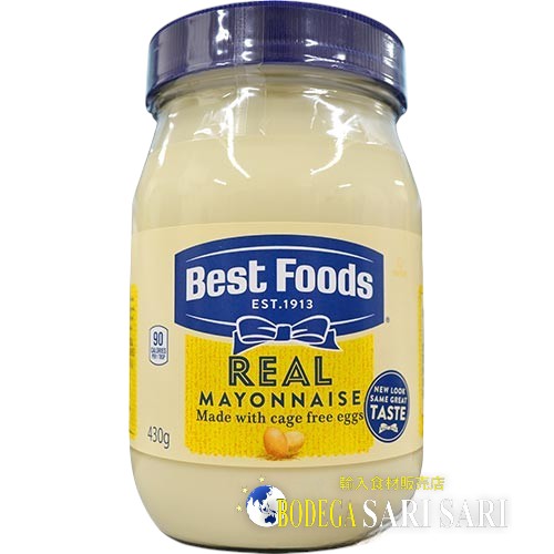 BEST FOODS REAL MAYONNAISE 430g - ベストフーズ リアルマヨネーズ
