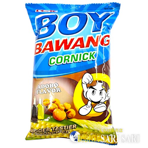 BOY BAWANG CORNICK ADOBO 90g - ボーイバワン フライドコーンスナック アドボフレーバー