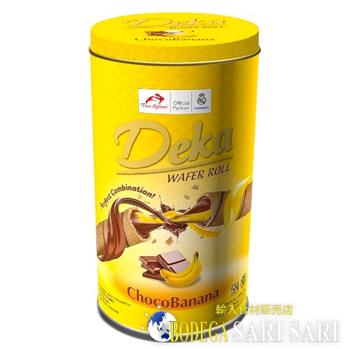 DEKA CHOCO BANANA WAFER ROLL 300g - デカ ウエハースロール チョコバナナ