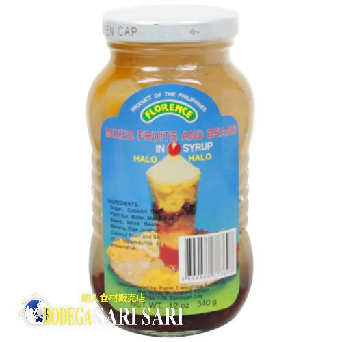 FLORENCE HALO-HALO 340g - Halo-Halo frutas mixtas en almíbar
