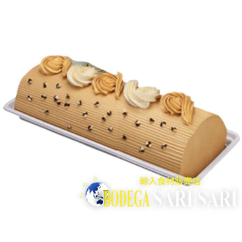 Pastel enrollado de moca Ricitos de Oro