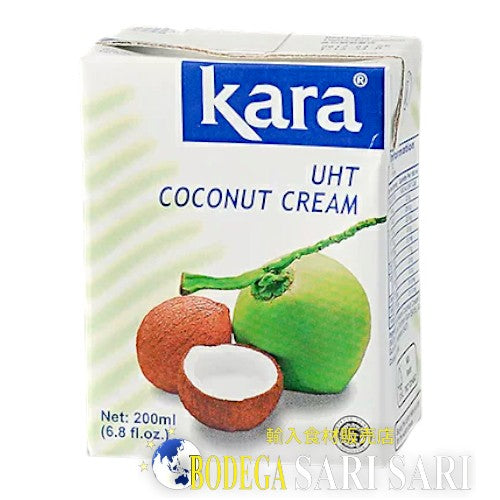 KARA COCONUT CREAM UHT 200ml - カラ ココナッツクリーム - crema de coco
