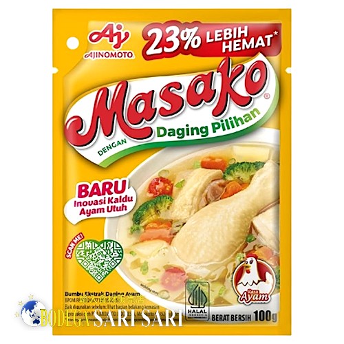 MASAKO BUMBU PENYEDAP RASA AYAM 100g - マサコ鶏肉用風味調味料