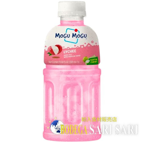 Mogu Mogu Lychee with Nata de Coco 320ml - モグモグ ナタデココ ドリンク ライチ味