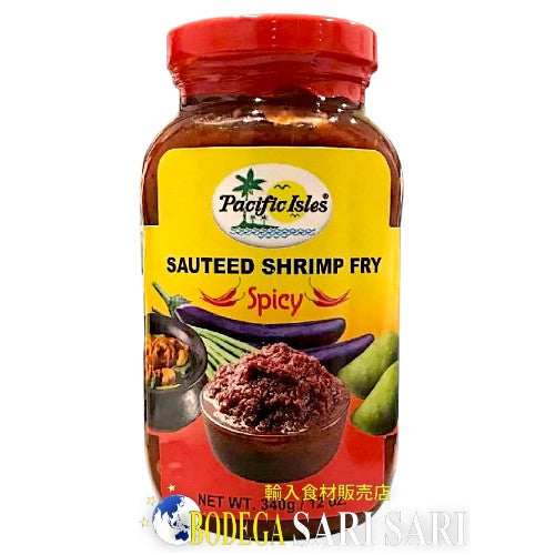PACIFIC ISLES SAUTEED SHRIMP FRY SPICY 340g - パシフィックアイルズ ソウテッド シュリンプ フライ BAGOONG