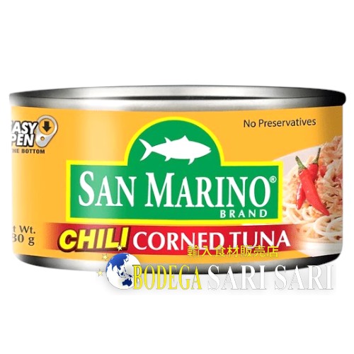 SAN MARINO CHILI CORNED TUNA 180g - サン マリノ チリ コーンド ツナ