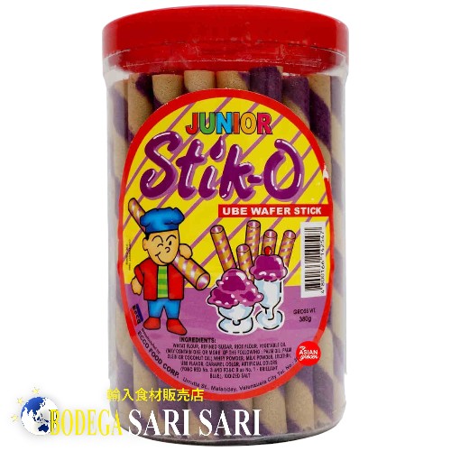 STIK-O Junior UBE 380g - ウベ ウェハース スティック