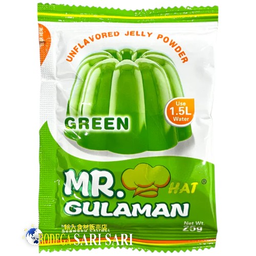 Mr. Gulaman Jelly Powder Buko Pandan 25g - ミスターグラマン ゼリー パウダー ブコパンダン味