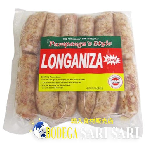 PAMPANGA'S STYLE LONGANIZA REGULAR 500g- ロンガニーサ レギュラー longanisa