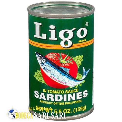 Ligo Sardines in Tomato Sauce Regular 155g - リゴ サーディン トマトソース