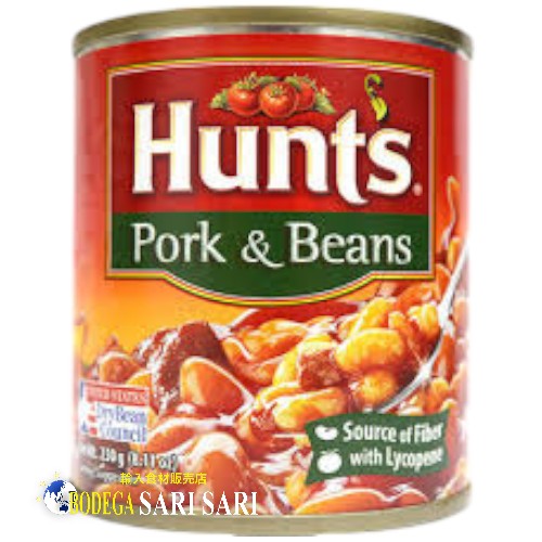 HUNT’S Pork & Beans 230g - ハンツ ポーク アンド ビーンズ 豚肉と豆の煮込み缶詰