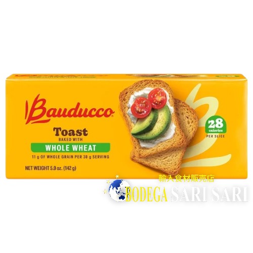 BAUDUCCO TOAST WHOLE GRAINS 142g - トースト 全粒粉 - tostadas integral - torrada
