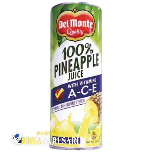 Del Monte Pineapple Juice 220ml - デルモンテ パイナップル ジュース