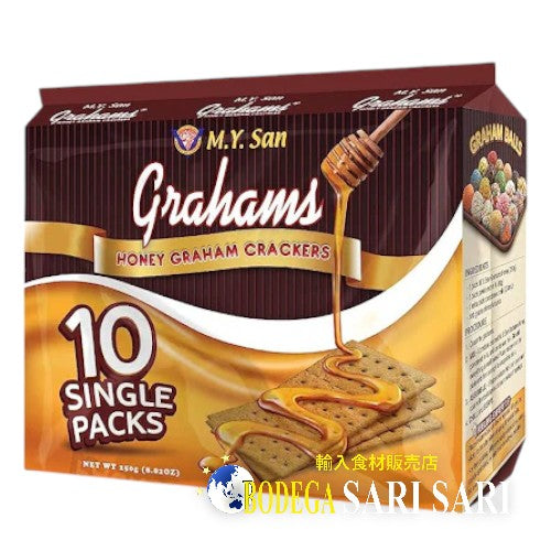 M.Y SAN Honey Graham Crackers Pack 250g - サン グラハム クラッカー ハニー