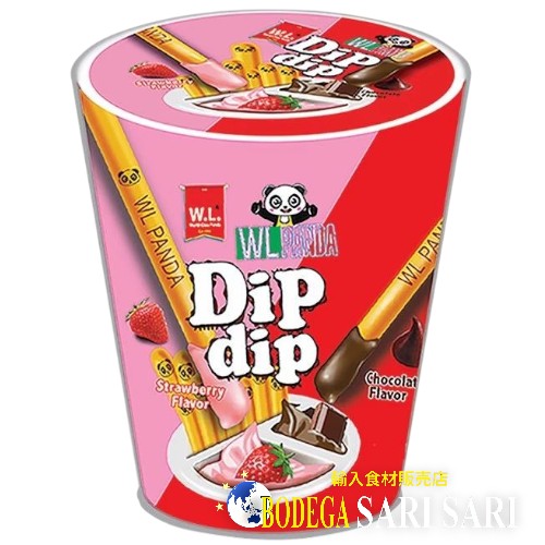 WL FOODS DIP DIP Creamy Strawberry & Chocolate 30gx10pack