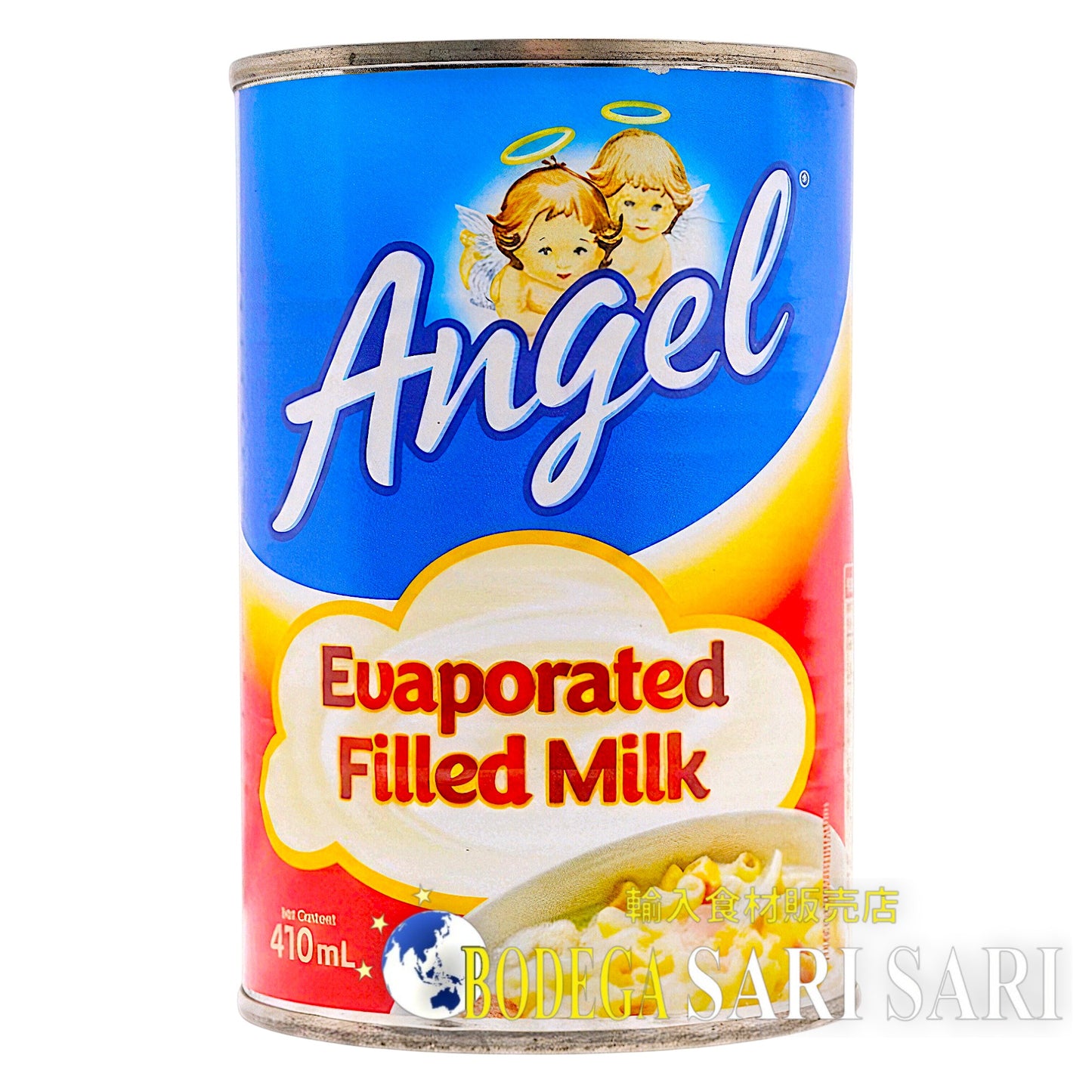 ANGEL EVAPORATED FILLED MILK 410ml - エンジェル　エバップミルク