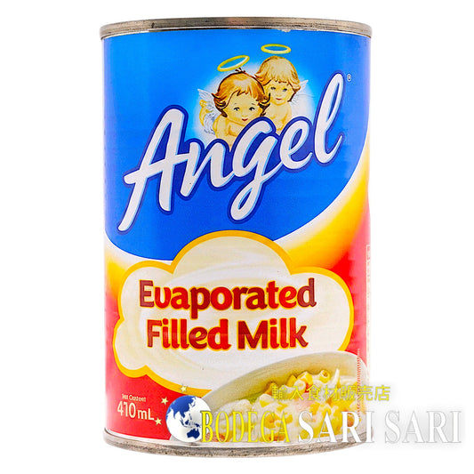 ANGEL EVAPORATED FILLED MILK 410ml - エンジェル　エバップミルク