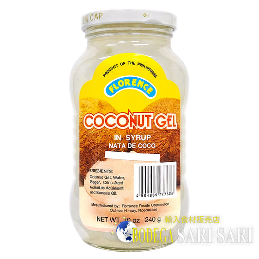 FLORENCE NATA DE COCO WHITE 340g - フローレンス　ナタデココ　ホワイト