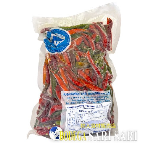 KANCHANA MIX CHILLI 500g - タイ産 ミックス 生唐辛子 赤唐辛子 緑唐辛子