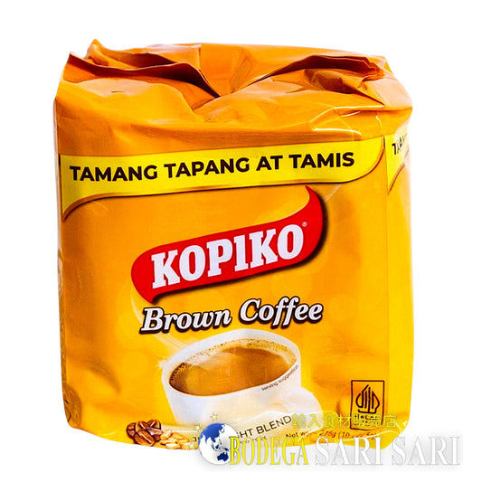 KOPIKO COFFEE BROWN 27,5 g x 10 paquetes - Mezcla de café instantáneo 3 en 1 KOPIKO