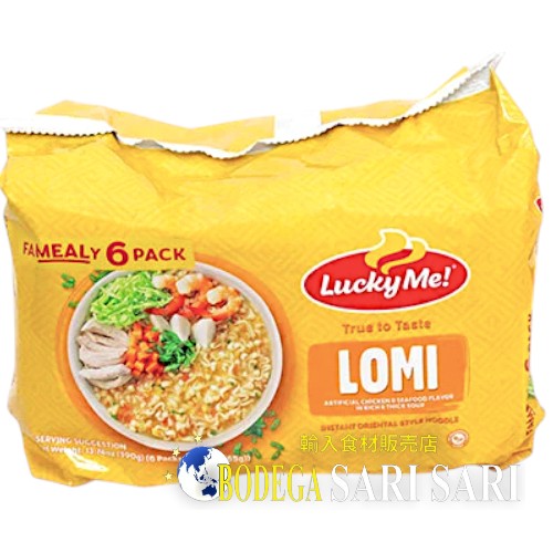 LUCKY ME LOMI NOODLES 390g - ラッキーミー　インスタントヌ－ドル　ロミ