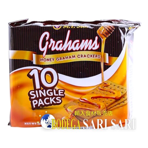 Galletas Sun Graham Honey Graham 250g - Paquete de 250 g - Galletas Sun Graham Honey