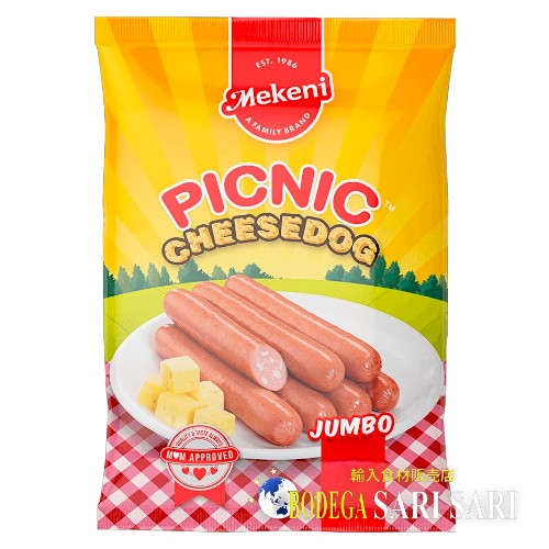 MEKENI PICNIC CHEESEDOG JUMBO 500g - メケーニ ピクニック チーズドッグ