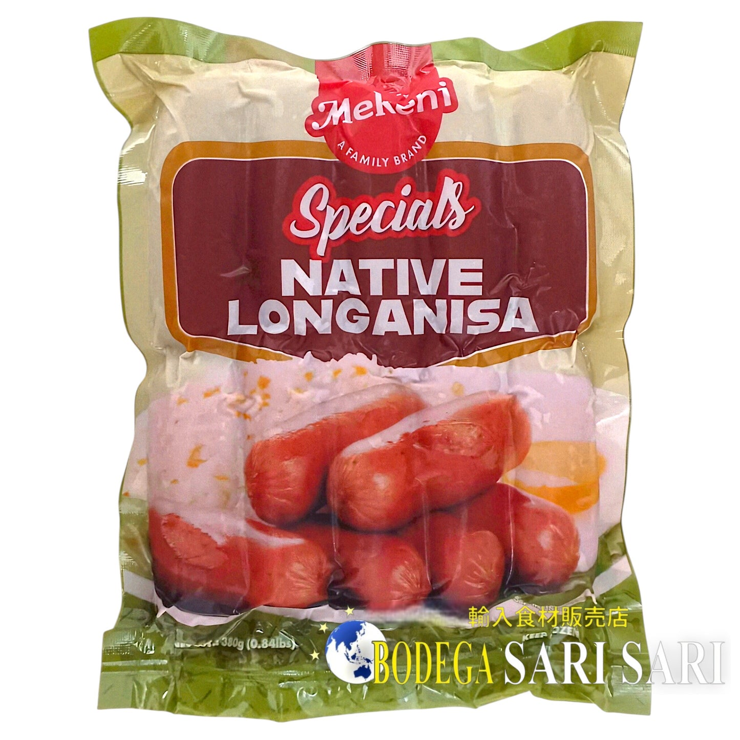 MEKENI ESPECIAL LONGANISA NATIVA 380g - Mekeni Especial Longanisa Nativa