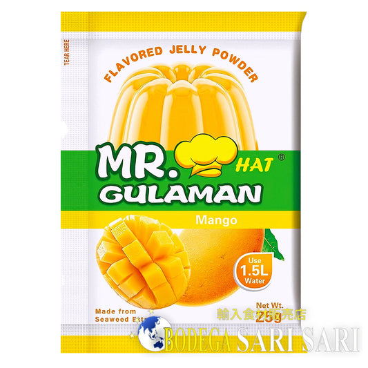 Mr. Gulaman Jelly Powder Mango 25g - ミスターグラマン  ゼリー パウダー マンゴ味
