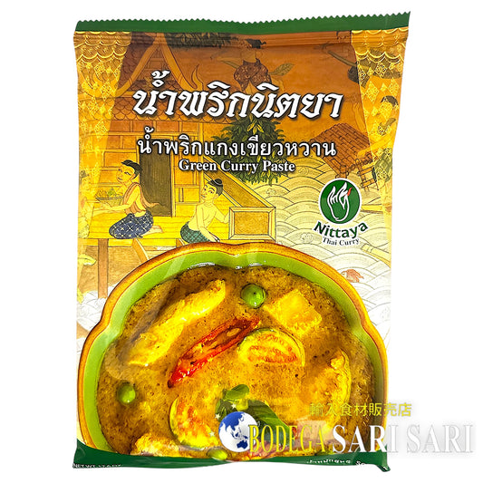 NITTAYA GREEN CURRY PASTE 500g - ニタヤ　グリーンカレーペースト