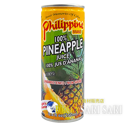PHILIPPINE BRAND PINEAPPLE JUICE 250ml - フィリピンブランド　パイナップルジュース