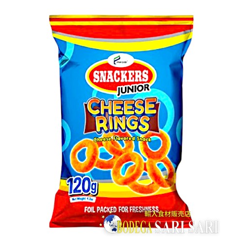 PRIFOOD SNACKERS CHEESE RINGS JUNIOR 120g - たっぷりチーズ リング スナック