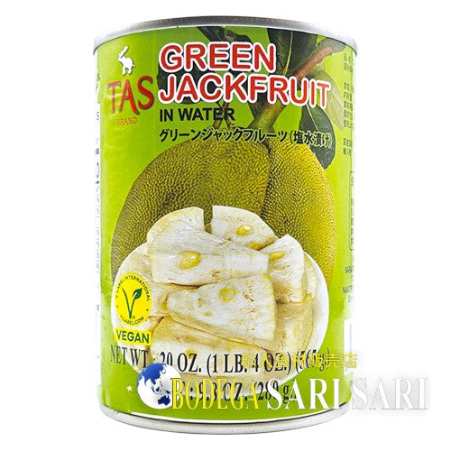 TAS YOUNG GREEN JACK FRUIT 565g - タス　ヤング　グリーン　ジャックフルーツ
