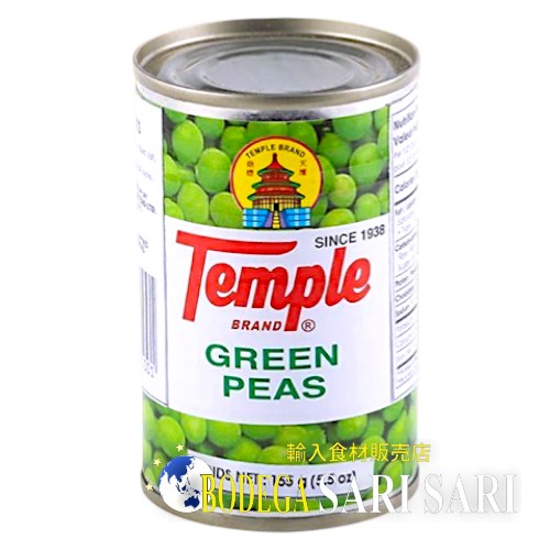 TEMPLE GREEN PEAS 155g - テンプル　グリーンピース