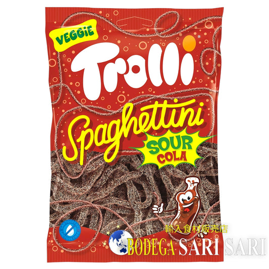 TROLLI SPAGHETTINI SOUR COLA 100g - トローリ スパゲティ サワーコーラ