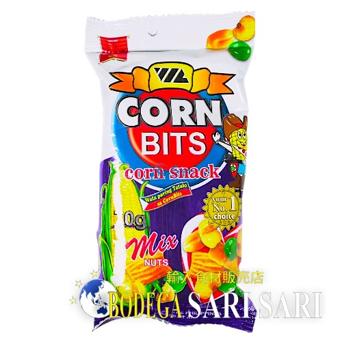 CORN BITS CORN SNACK MIX NUTS 70g - コーンビッツ　ミックスナッツ