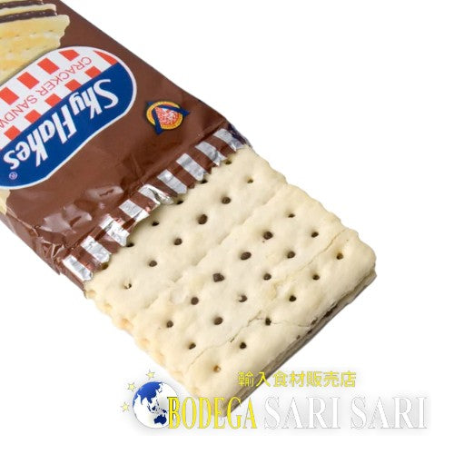 MY San SkyFlakes Cracker Chocolate 300g - Skyflakes Sandwich Cracker Chocolate